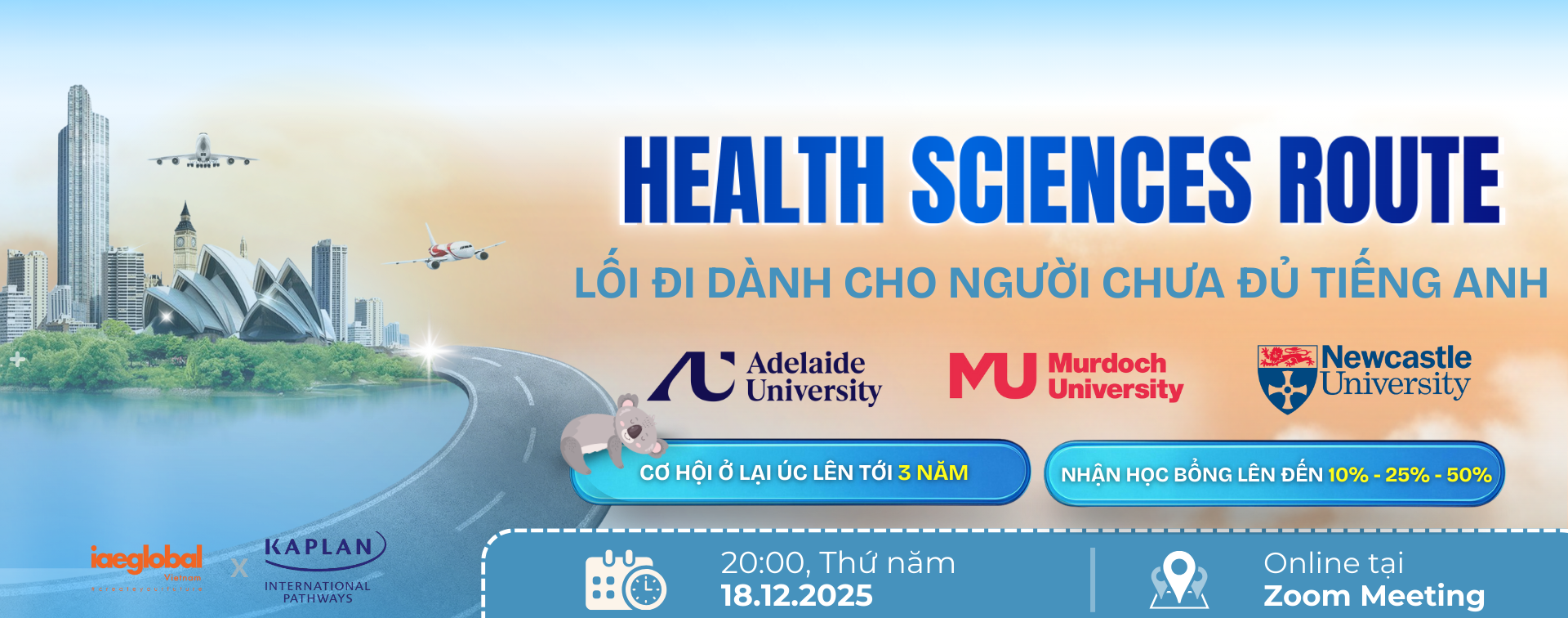 HEALTH SCIENCES ROUTE - LỐI ĐI DÀNH CHO NGƯỜI CHƯA ĐỦ TIẾNG ANH 🇦🇺
