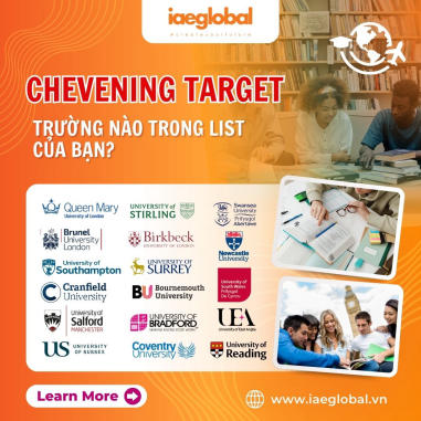 Chevening Target - trường nào trong list của bạn?