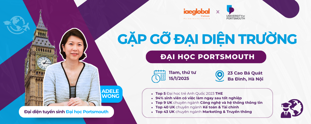 Gap go dai dien truong dai hoc Portsmouth