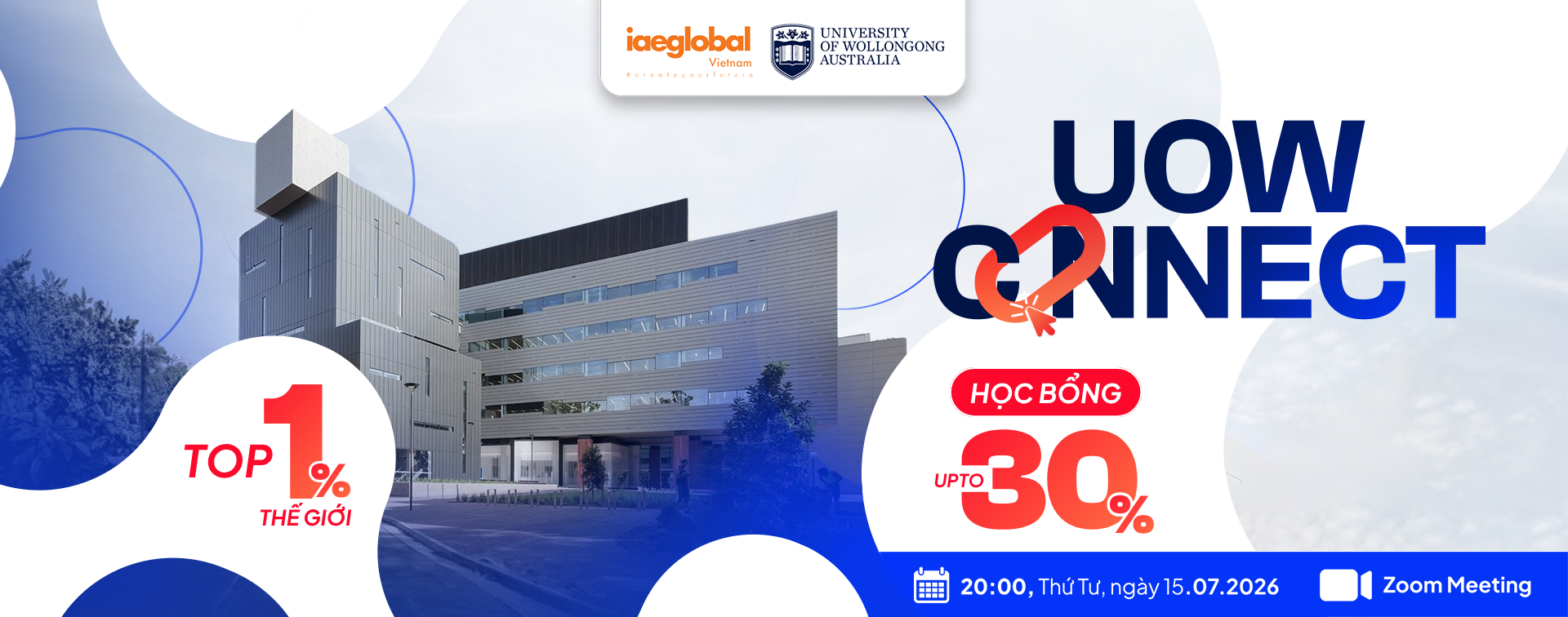 Săn Học Bổng 30% Và Định Cư Úc Cùng Đại Học Wollongong
