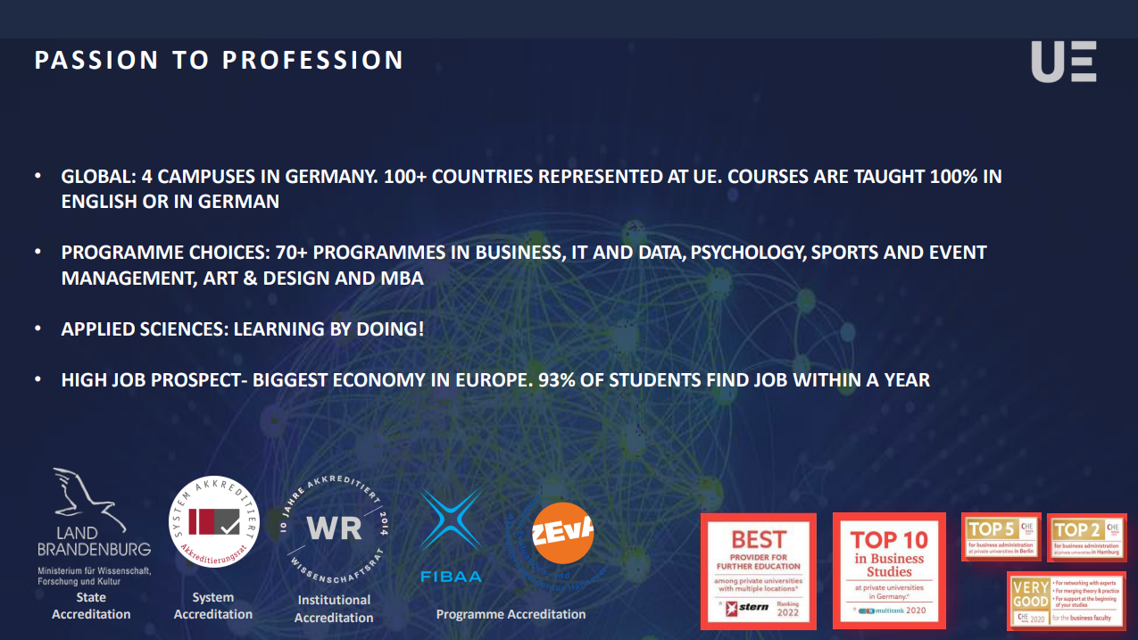 Why UE Infographic