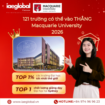 Danh sách 121 Trường THPT Việt Nam Tuyển Thẳng Macquarie (MQ) 2026