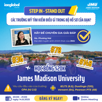 STEP IN, STAND OUT - Điều các trường đại học Mỹ thực sự tìm kiếm trong bộ hồ sơ là gì?