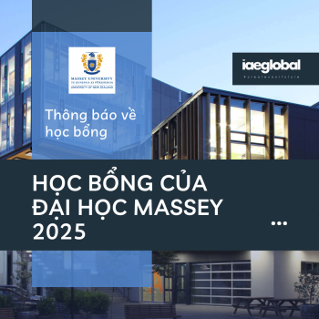 Học bổng của Đại học Massey năm 2025