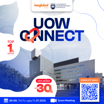 Sự Kiện UOW CONNECT: Săn Học Bổng 30% Và Định Cư Úc Cùng Đại Học Wollongong