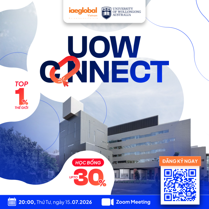 Sự Kiện UOW CONNECT: Săn Học Bổng 30% Và Định Cư Úc Cùng Đại Học Wollongong