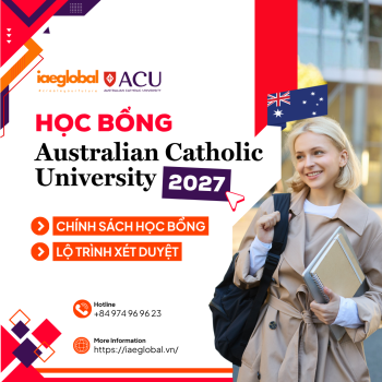 Học bổng Australian Catholic University (ACU) 2027: Giá trị và điều kiện