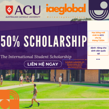 Học bổng du học Úc tại trường Australian Catholic University dành riêng cho sinh viên quốc tế