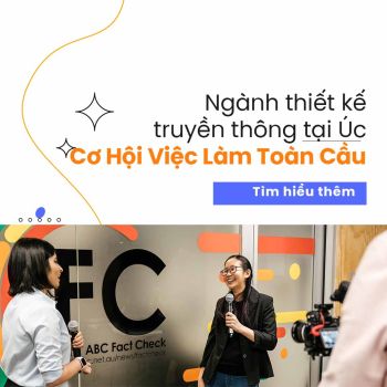 Du Học Úc Ngành Thiết Kế và Truyền Thông 2025-2026: Cơ Hội Việc Làm Toàn Cầu
