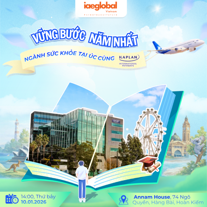Vững bước năm nhất ngành Sức khỏe tại Úc cùng Kaplan Pathway | Sự kiện Du học 2026