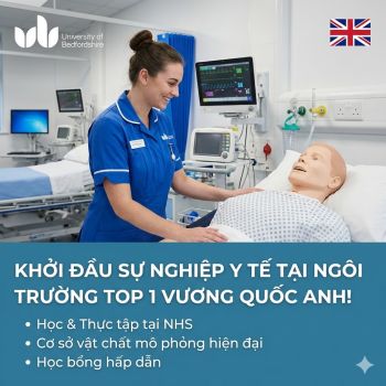 CHINH PHỤC SỰ NGHIỆP Y TẾ TẠI ĐẠI HỌC BEDFORDSHIRE: LỘ TRÌNH VÀ TRẢI NGHIỆM THỰC TẾ TẠI NHS