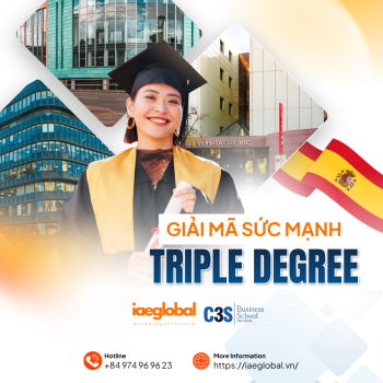 Giải mã sức mạnh tấm bằng Triple Degree tại C3S Business School Barcelona