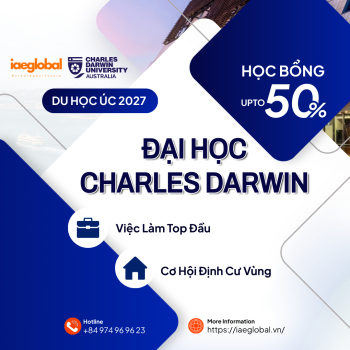 Du Học Úc 2027: Đại Học Charles Darwin (CDU) – Học Bổng Đến 50%, Việc Làm Top Đầu & Cơ Hội Định Cư Vùng