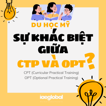 Du học Mỹ - sự khác biệt giữa CTP và OPT