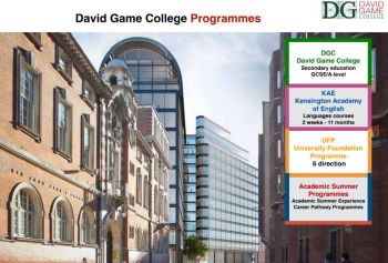 David Game College: Nơi nuôi dưỡng tài năng trẻ tại trung tâm London