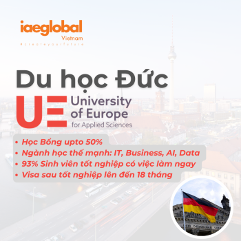 University of Europe for Applied Sciences (UE) 2026: Học phí, Học bổng & Hướng dẫn Du học Đức