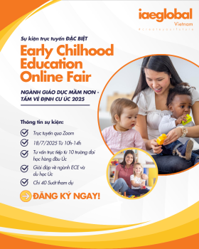 Du học Ngành Giáo dục Mầm non Úc 2025: Tấm Vé Vàng Định Cư Tại Sự Kiện Online Độc Quyền 