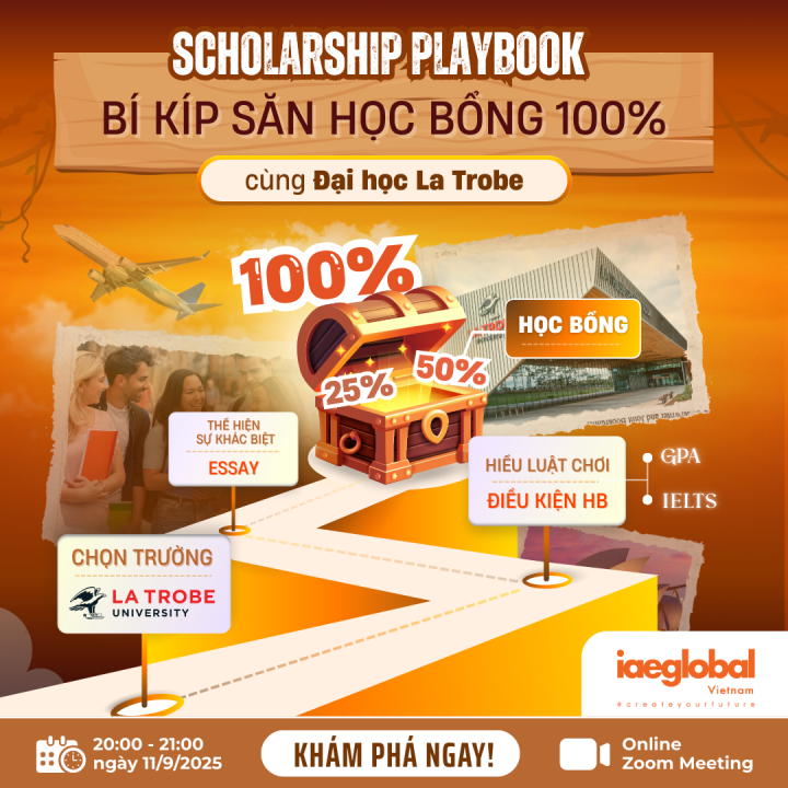 SCHOLARSHIP PLAYBOOK - BÍ KÍP SĂN HỌC BỔNG 100% TỪ ĐẠI HỌC LA TROBE
