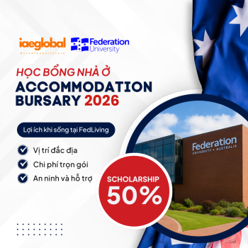 Học bổng nhà ở Accommodation Bursary tại Federation University 2026