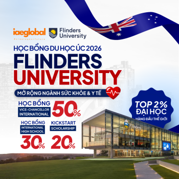 Học bổng du học Úc 2026: Đại học Flinders mở rộng cơ hội ngành Sức khỏe