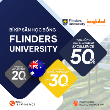 Bí kíp săn học bổng Flinders University: Cơ hội giảm đến 50% học phí cho du học sinh Việt