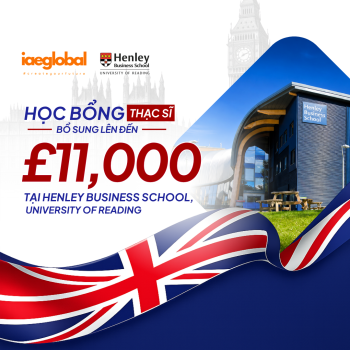Học Bổng Bổ Sung Lên Đến £11,000 Tại Henley Business School, University of Reading