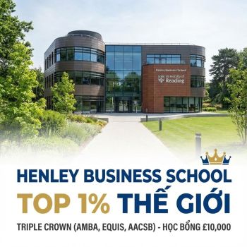Du Học Anh Tại University of Reading & Henley Business School: Đẳng Cấp Triple-Accredited Top 1% Thế Giới