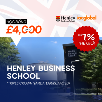 Du Học Anh Tại University of Reading & Henley Business School: Đẳng Cấp Triple-Accredited Top 1% Thế Giới