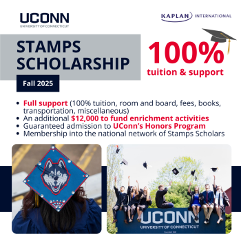 Học bổng UConn 100%