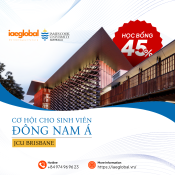 Học bổng du học Úc 45% từ JCU Brisbane: Cơ hội cho sinh viên Đông Nam Á