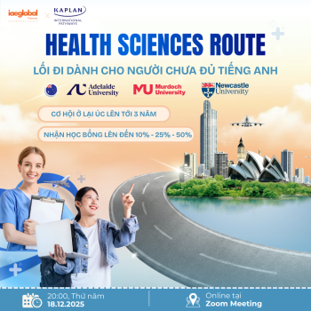 [Du học Úc] HEALTH SCIENCES ROUTE - LỐI ĐI DÀNH CHO NGƯỜI CHƯA ĐỦ TIẾNG ANH