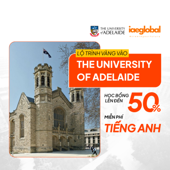 KIC Adelaide: Lộ Trình Vàng Vào The University of Adelaide – Học Bổng Đến 50% & Miễn Phí Tiếng Anh