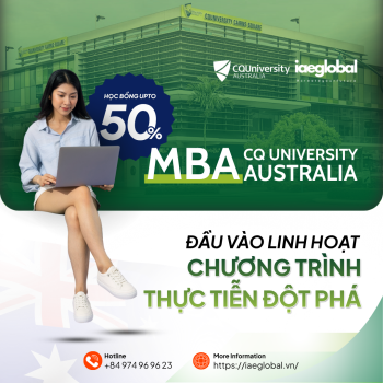 MBA CQUNIVERSITY AUSTRALIA: BẬC THẦY KINH DOANH KHÔNG NGỪNG KHÁM PHÁ