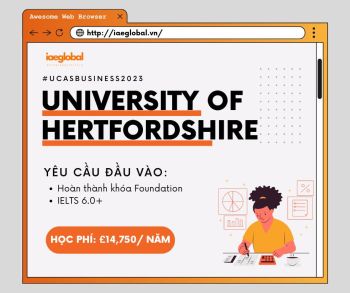 DU HỌC NGÀNH BUSINESS TẠI ANH QUỐC - UNIVERSITY OF HERTFORDSHIRE