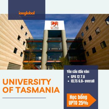 HỌC BỔNG KÌ THÁNG 10 CÁC TRƯỜNG Ở ÚC - UNIVERSITY OF TASMANIA