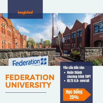 HỌC BỔNG KÌ THÁNG 10 CÁC TRƯỜNG Ở ÚC - FEDERATION UNIVERSITY BRISBANE