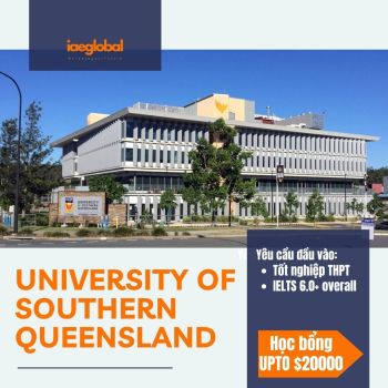 HỌC BỔNG KÌ THÁNG 10 CÁC TRƯỜNG Ở ÚC - UNIVERSITY OF SOUTH QUEENSLAND