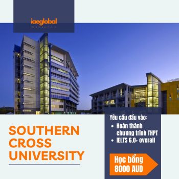 HỌC BỔNG KÌ THÁNG 10 CÁC TRƯỜNG Ở ÚC - SOUTHERN CROSS UNIVERSITY