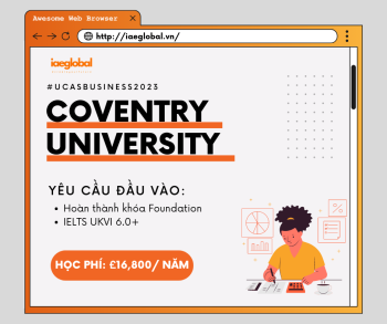 NGÀNH BUSINESS TẠI ANH QUỐC - COVENTRY UNIVERSITY