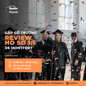 TRỰC TIẾP REVIEW HỒ SƠ 1:1 VỚI ĐẠI DIỆN TỪ DE MONTFORT UNIVERSITY