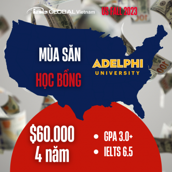 SĂN HỌC BỔNG TOÀN NƯỚC MỸ - ĐẠI HỌC ADELPHI