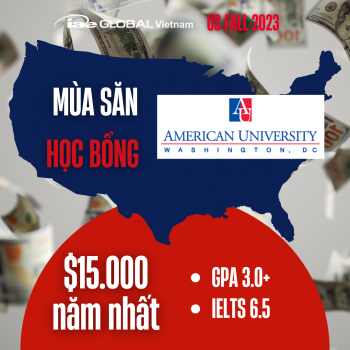 SĂN HỌC BỔNG TOÀN NƯỚC MỸ - ĐẠI HỌC AMERICAN
