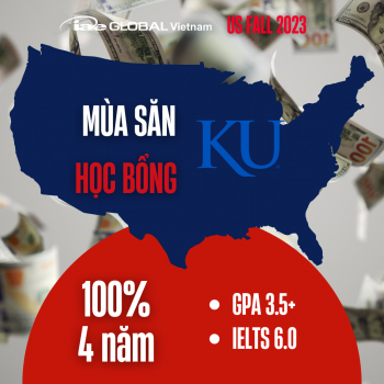 SĂN HỌC BỔNG TOÁN NƯỚC MỸ - UNIVERSITY OF KANSAS