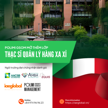 Du Học Ý: POLIMI GSoM Mở Thêm Lớp Thạc Sĩ Quản Lý Hàng Xa Xỉ (IMLUX)