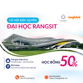 CƠ HỘI ĐỘC QUYỀN: HỌC BỔNG 50% TỪ ĐẠI HỌC RANGSIT (THÁI LAN) – KIẾN TẠO TƯƠNG LAI TOÀN CẦU
