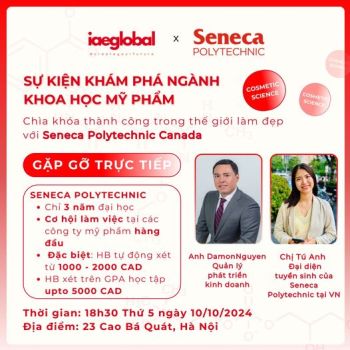 Khám phá ngành Khoa học Mỹ phẩm tại Seneca Polytechnic: Cơ hội nghề nghiệp hấp dẫn và tương lai rộng mở
