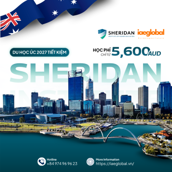 Du học Úc 2027 tiết kiệm tại Sheridan Institute: Học phí từ 5,600 AUD