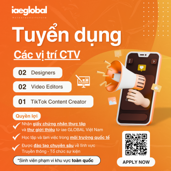 TUYỂN CỘNG TÁC VIÊN - iae GLOBAL VIỆT NAM