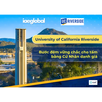 University of California Riverside - Bước đệm vững chắc cho tấm bằng Cử Nhân danh giá