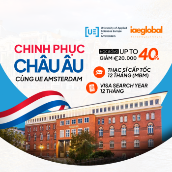 Đại học Khoa học Ứng dụng Châu Âu (UE) Amsterdam: Cửa ngõ dẫn đến tương lai toàn cầu tại Hà Lan